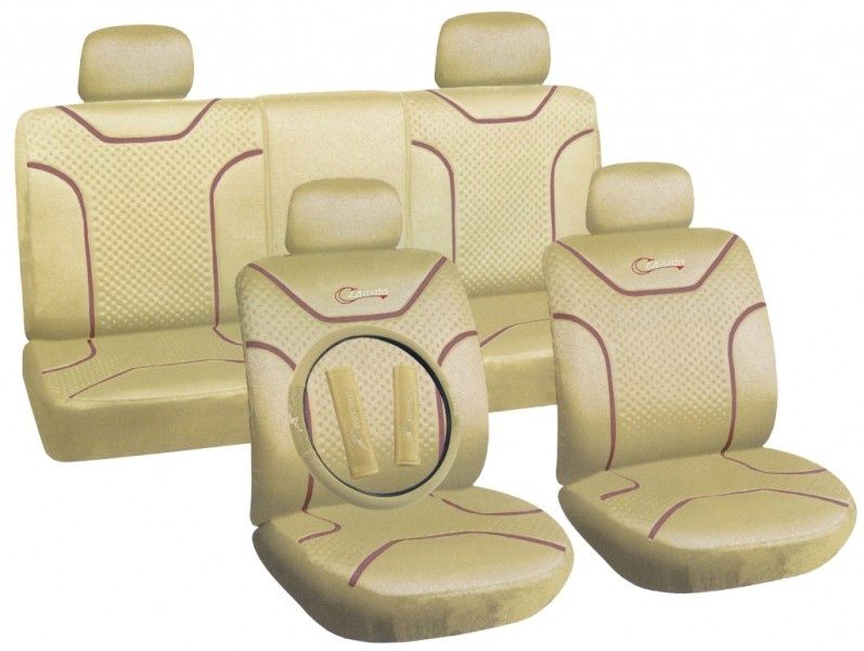 Huse auto universale Clasic Bej