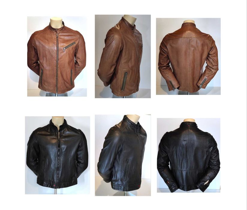 Мъжко кожено яке от естествена кожа - BOSS , Strellson