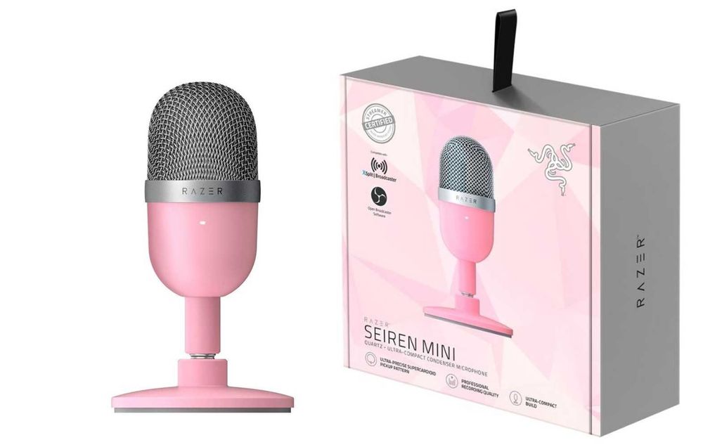 Микрофон Razer Seiren Mini розовый