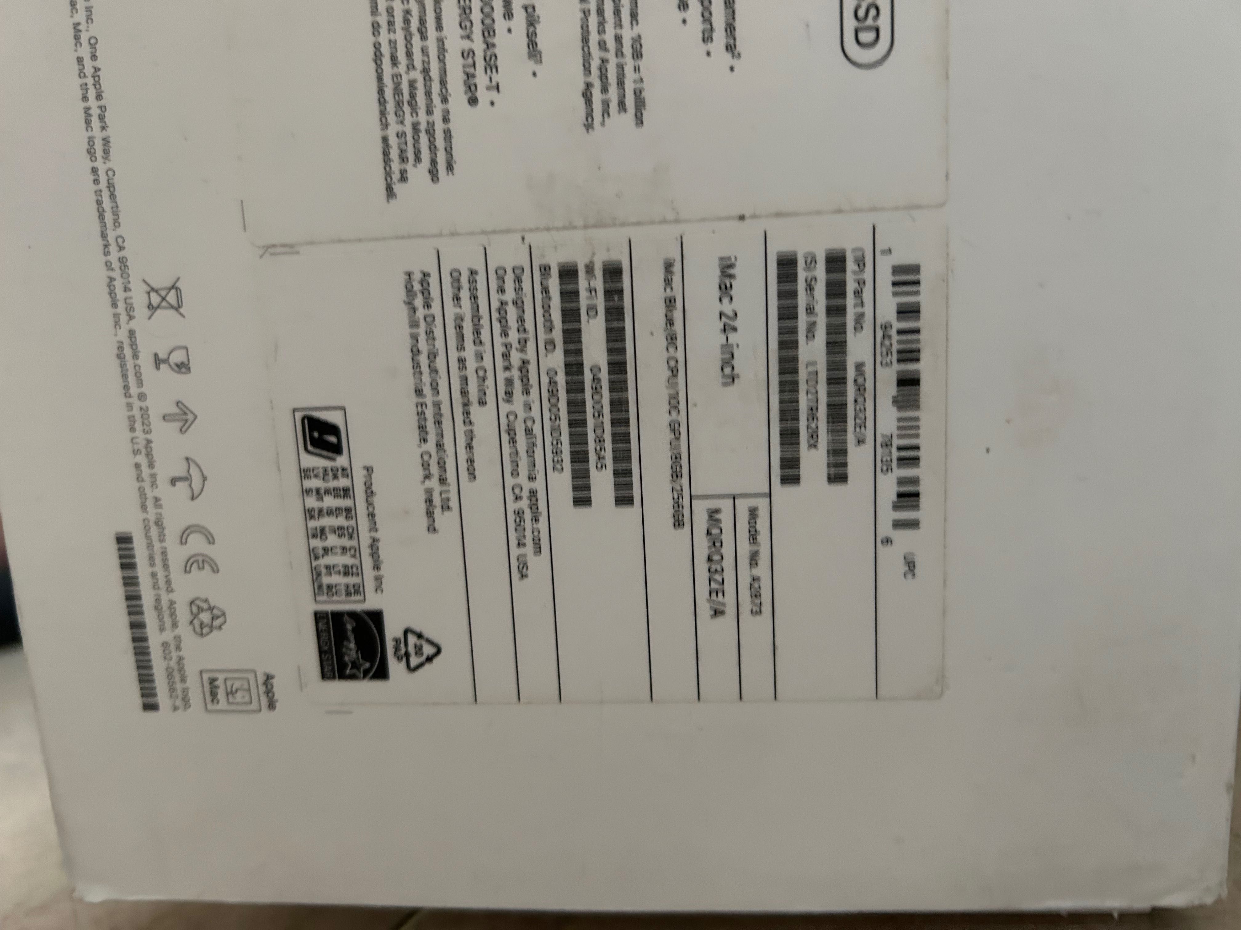 Apple IMac RETINA 24" M3