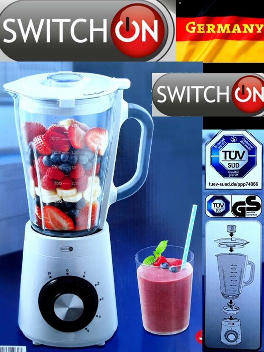 BLENDER SWITCHON (Germania) 550 W, 6 Viteze,1750 ml,Cutite INOX - NOU