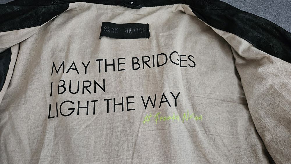 Мъжко кожено яке Freaky Nation