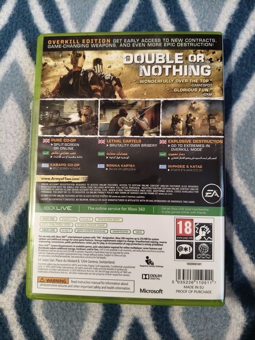 Army of Two Xbox 360