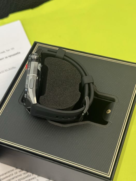 ЧИСТО НОВ 46mm Huawei Watch GT 6 Yettel Гаранция 2027 г. Black GT6