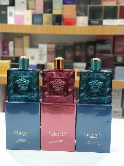 Versace Eros Eau de Toilette and Versace Eros Flame Eau de Parfum