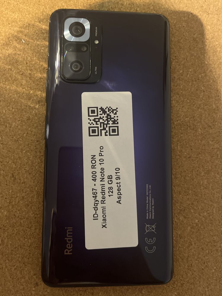 Xiaomi Redmi Note 10 Pro 128 Gb ID-dqy467