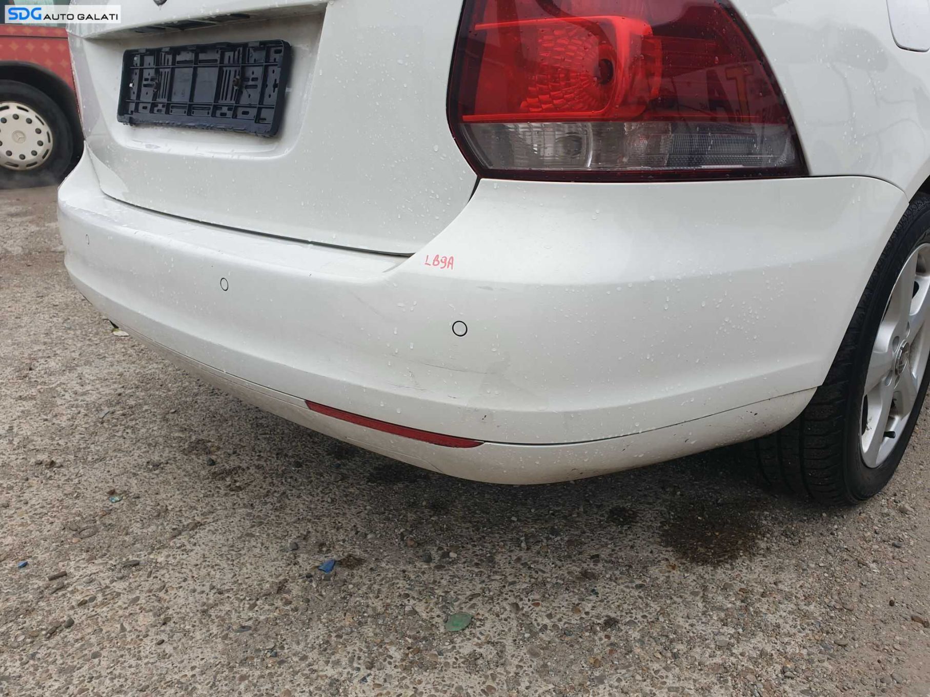 Bara Spoiler Spate cu Locas Senzori Parcare Volkswagen Golf 6 Break Combi 2008 - 2013 Culoare LB9A [B4016]