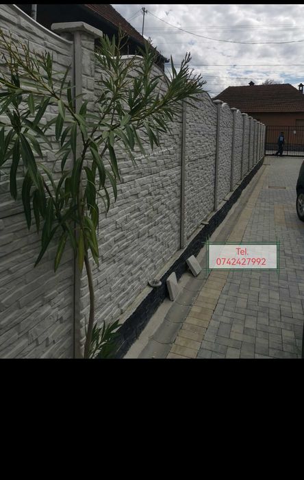 Gard beton plăci și stâlp Măieruș