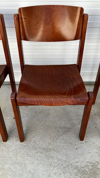 4 scaune mid-century modern, anii 1970