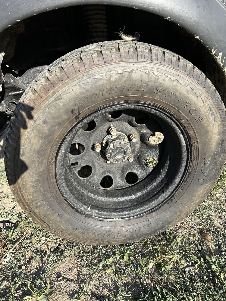 Roți vitara cu jante întoarse și anvelope noi