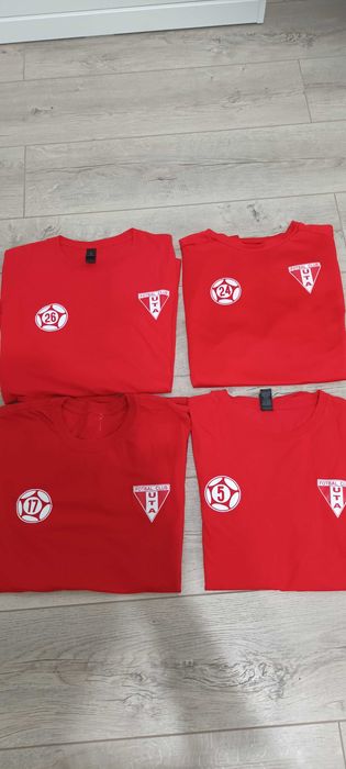 5 tricouri pentru echipa de mini fotbal UTA ARAD