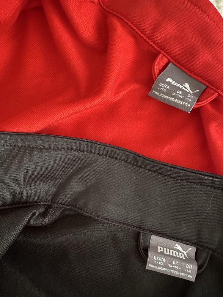 Puma футболни екипи в червено и черно р-р 164 см.