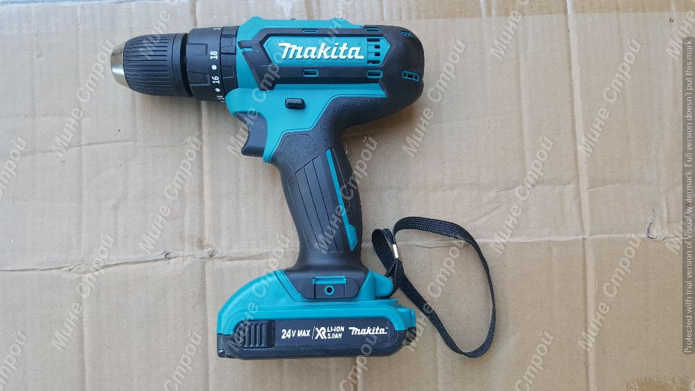 Акумулаторен Ударен Винтоверт МАКИТА / MAKITA550DWE 24V 5Ah 2 Батерии