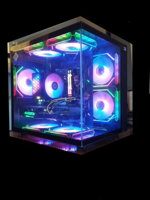 Игровой компьютер + монитор. i3 12100f + 16 ram + Msi Gtx 1660 super.