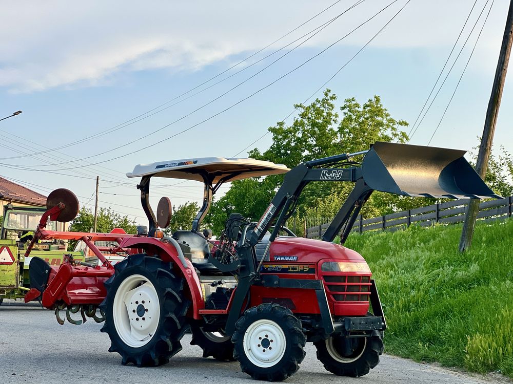 Tractor,tractoras yanmar RS240,incarcator,servo,inversor,freza,kubota