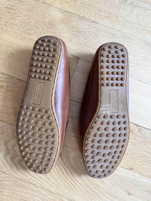 Оригинални кожени мокасини Ralph Lauren
