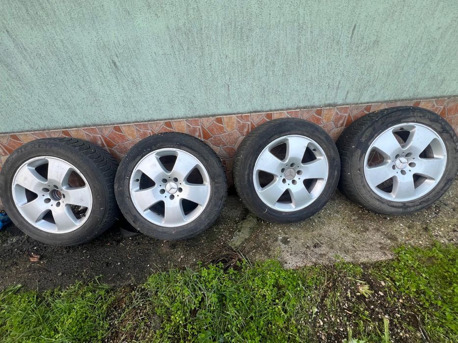 Джанти на s clasa 17 ки с зимни гуми