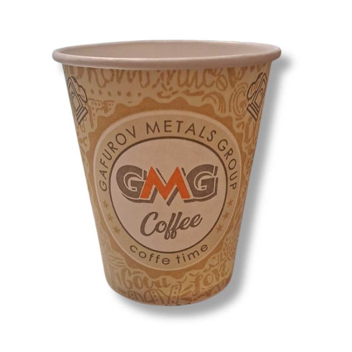 Картонени чаши 7oz – GMG Coffee – 100 бр. / опаковка