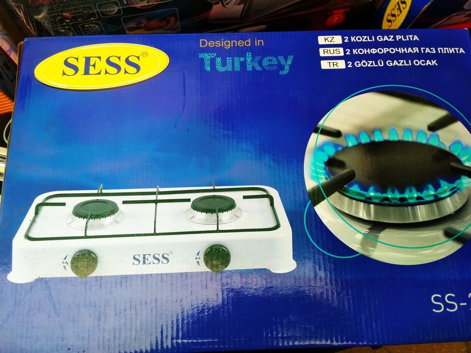Газовая плита двух конфорок