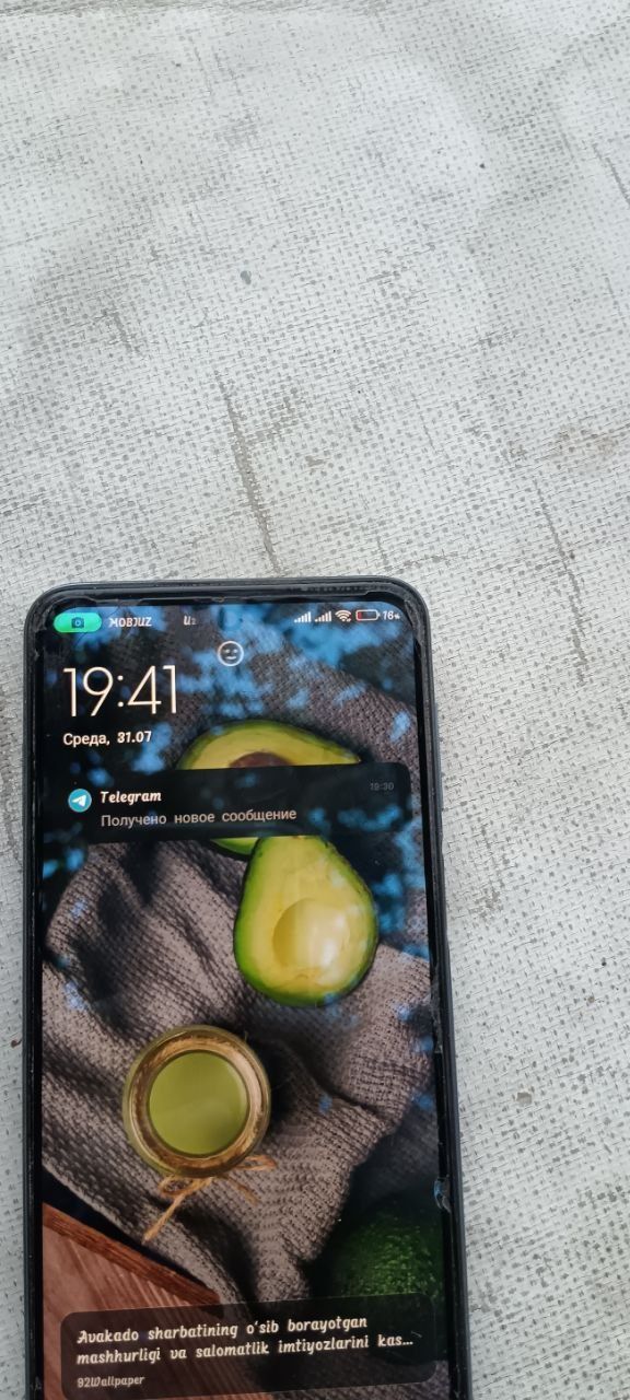 Redmi not 9 pro bor obmen yo'q yangi
