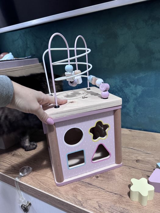 Cub activitati lemn - Little Dutch, colectia Flowers and Butterflies