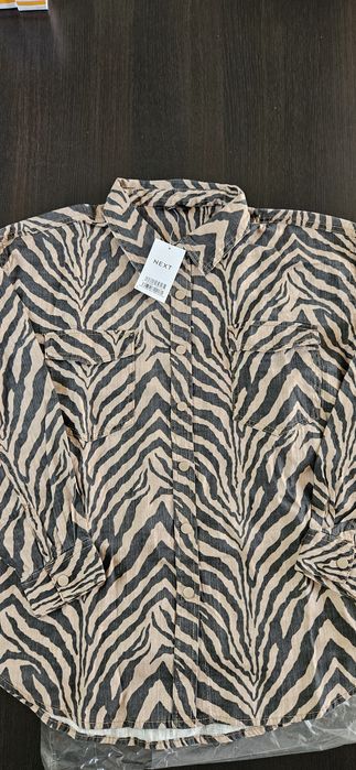 Cămașă NEXT, imprimeu zebra (mărime L)