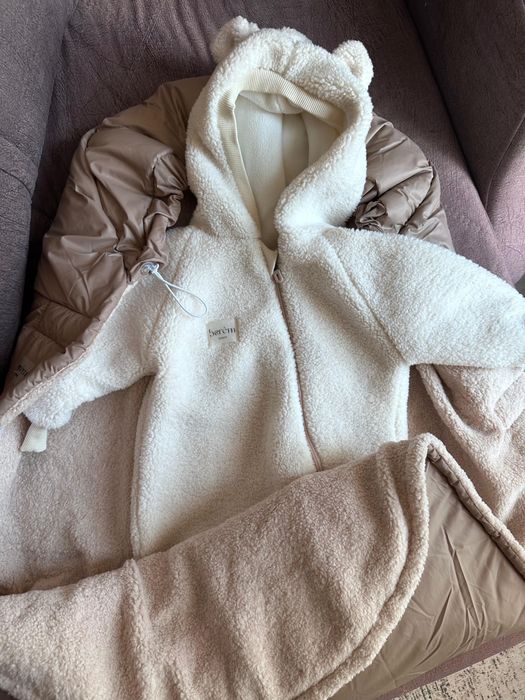 Зимний Конверт и комбинезон, комплект