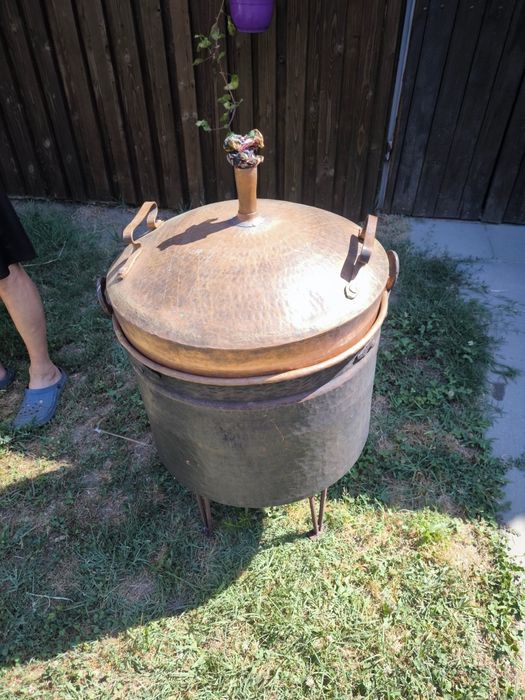 Cazan de țuică, cupru solid, 80L