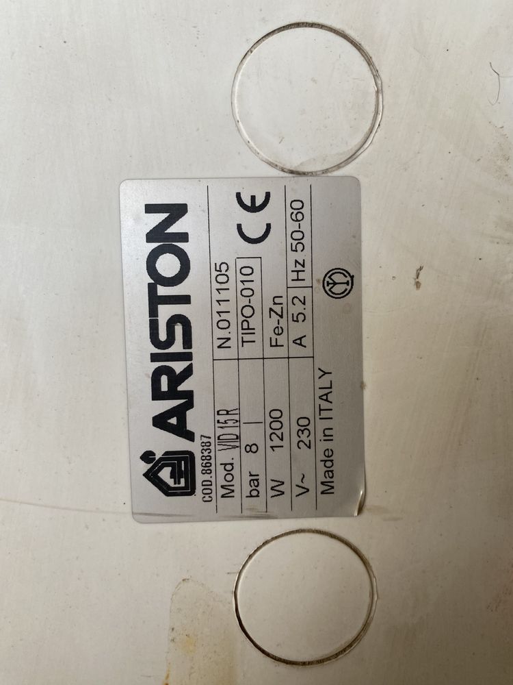 Boiler pentru apa Ariston