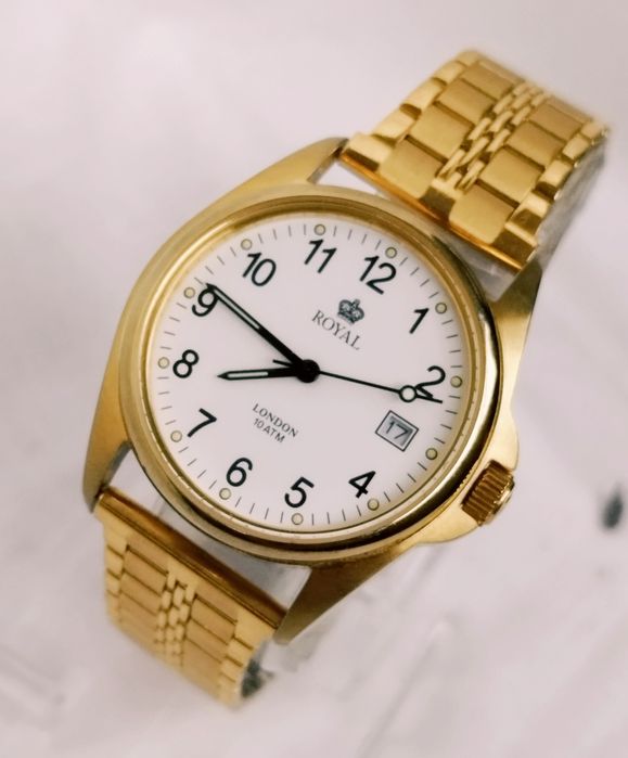 Ceas de damă Royal London cu quartz, carcasă din oțel inoxidabil.