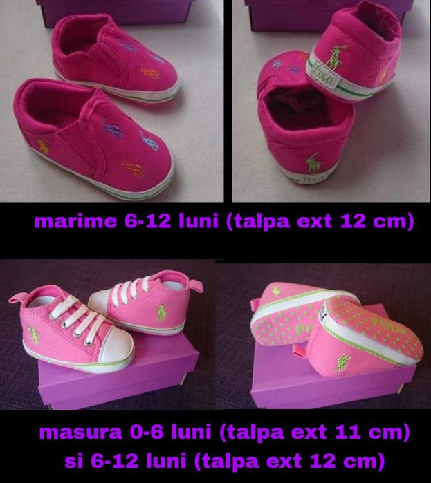 Incaltaminte fetite 0-12 luni
