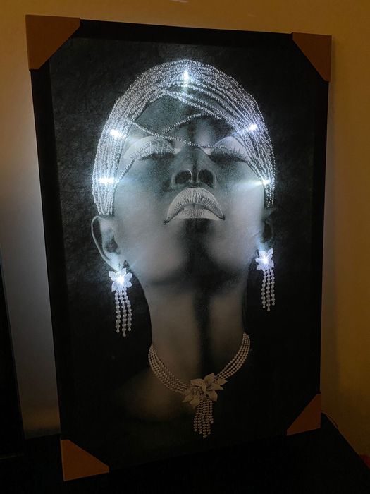 Tablou canvas cu lumini