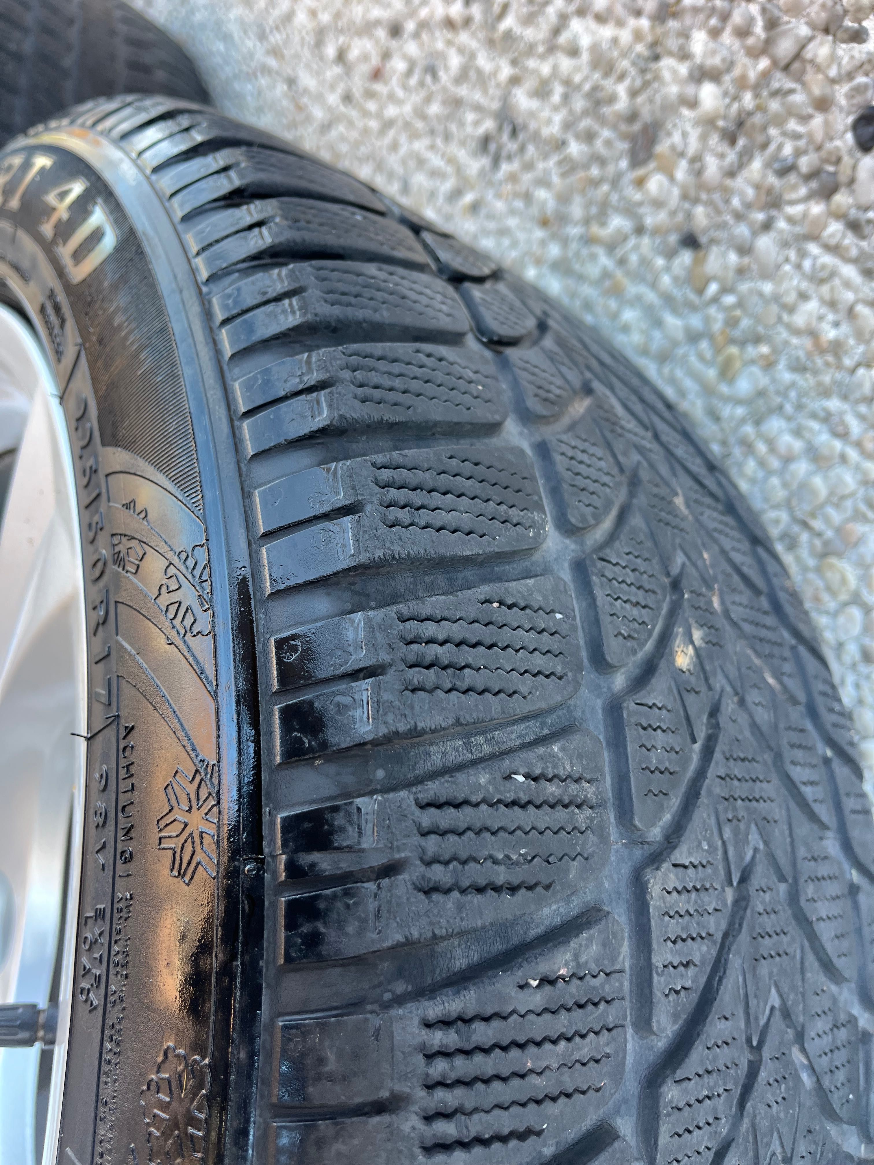 Джанти 5x120 със зимни гуми    BMW 225/50/17