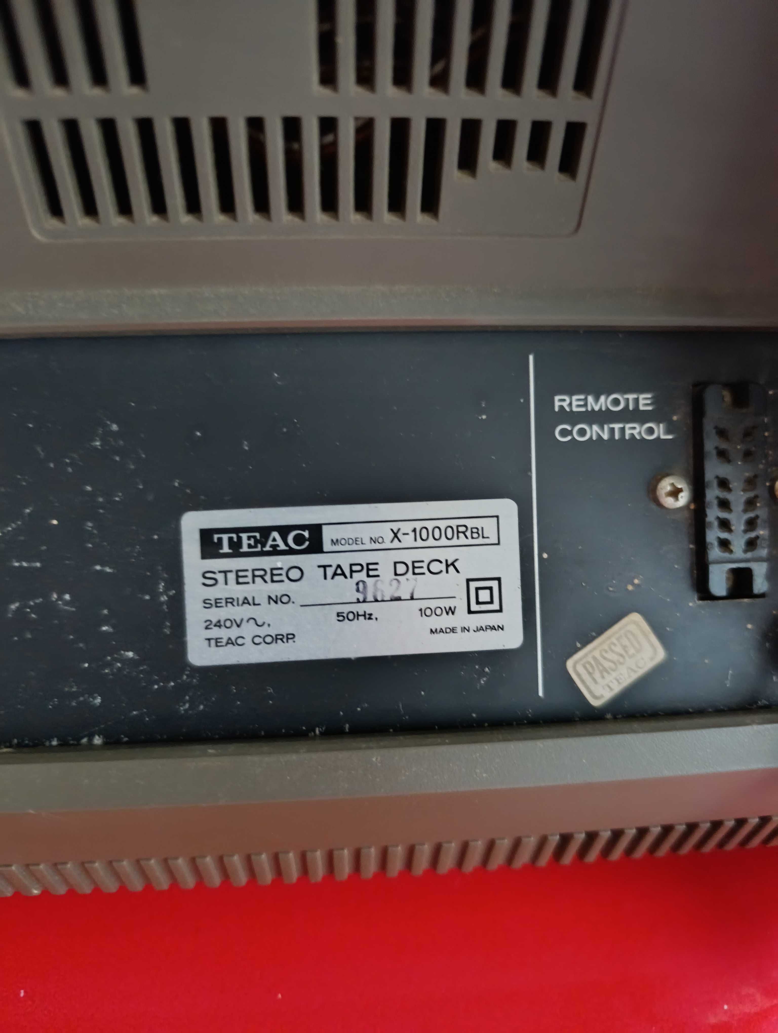Magnetofon Teac 1000XR cu Telecomanda