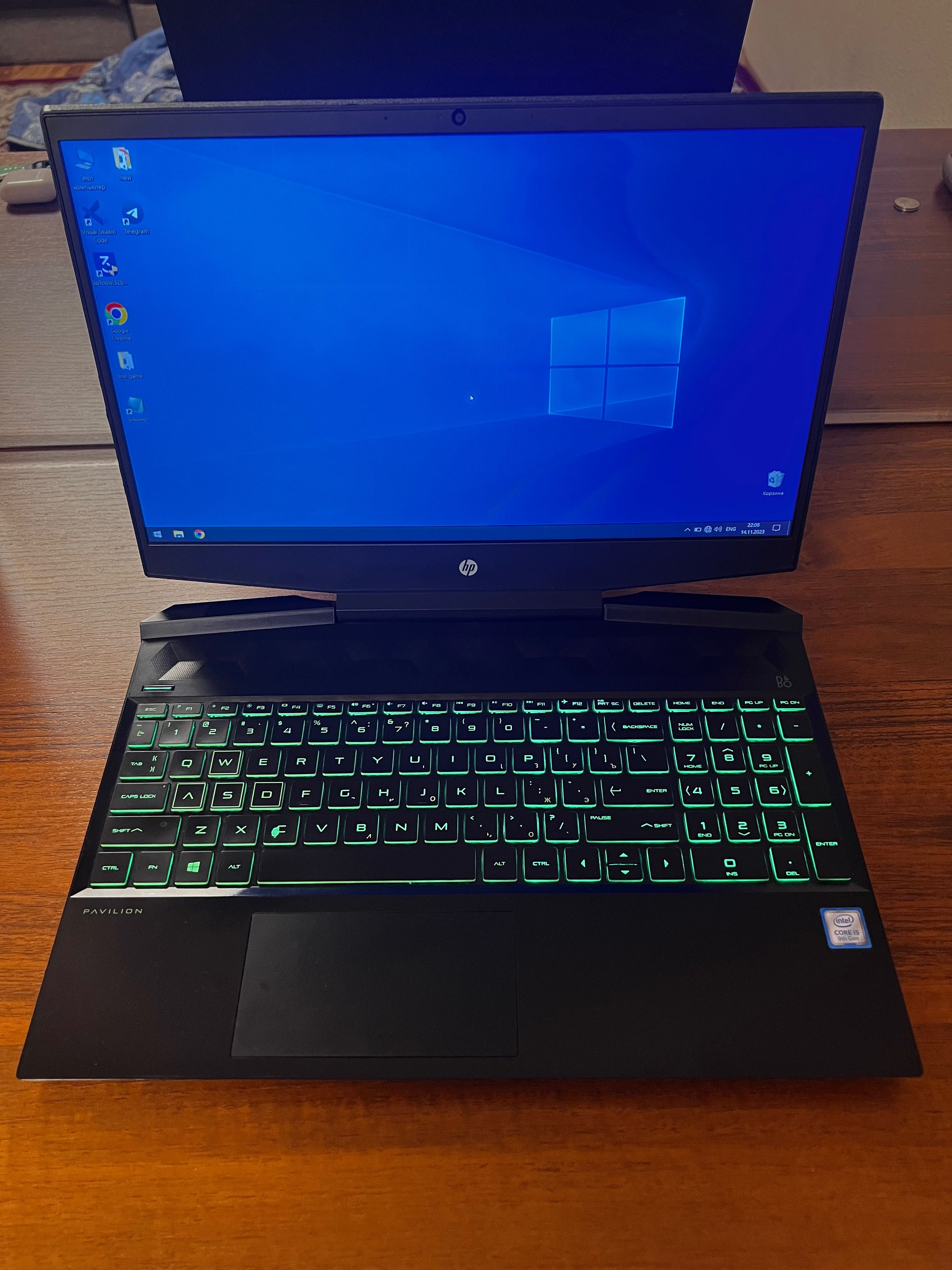 hp pavilion gaming 15 igravoy noutbook i5-9 ishlashi zor