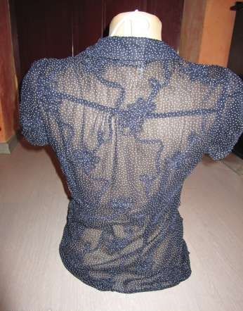 Camasa albastra transparenta