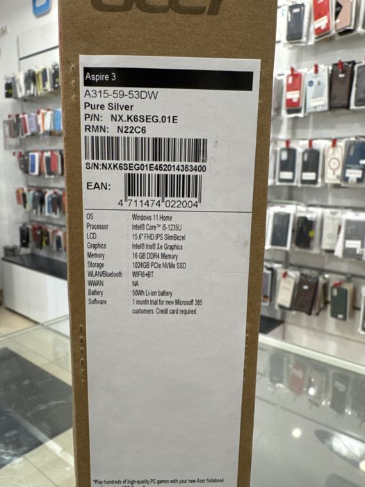 Acer Aspire 3 i5-123U 16Ram 1Tb Sigilat/ Future Gsm Mobile