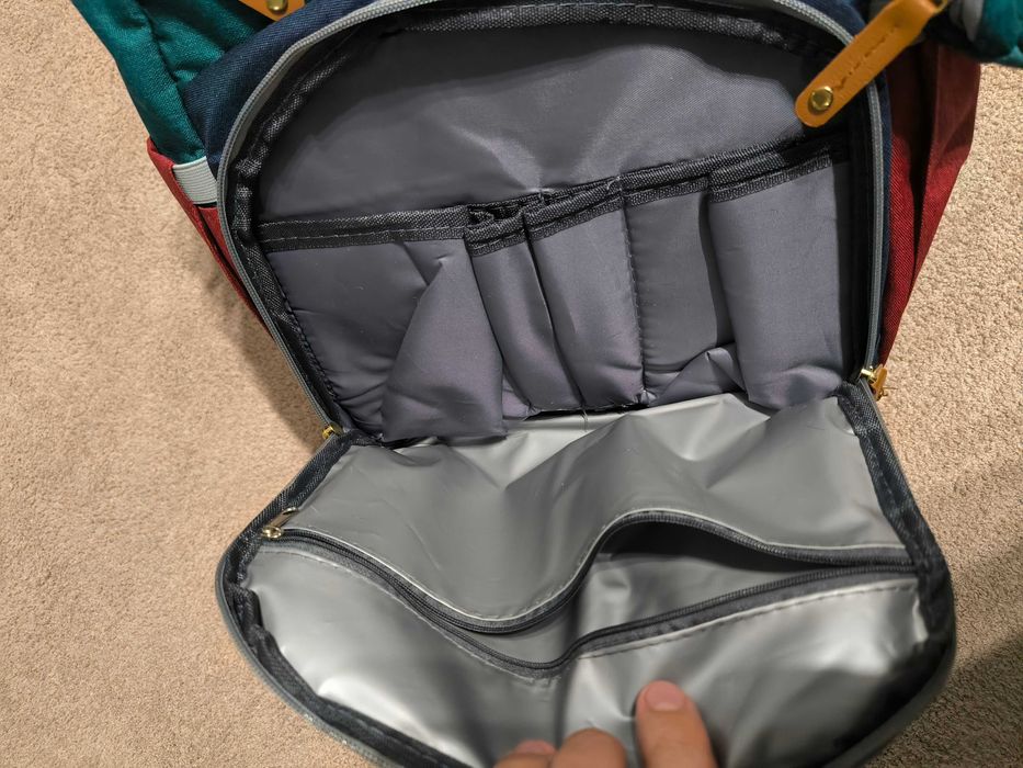 Нова бебешка раница good mum 3в1 с вграден повивалник.