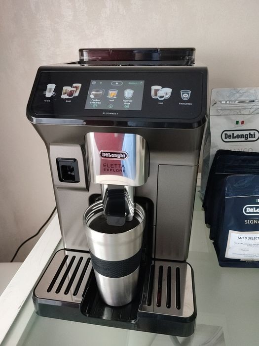 Кофемашина DeLonghi ECAM450.86.T Eletta Explore ! Отличное качество!