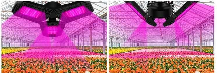 LED лампа за растеж на растения и цветя, 8W, 108 светодиода