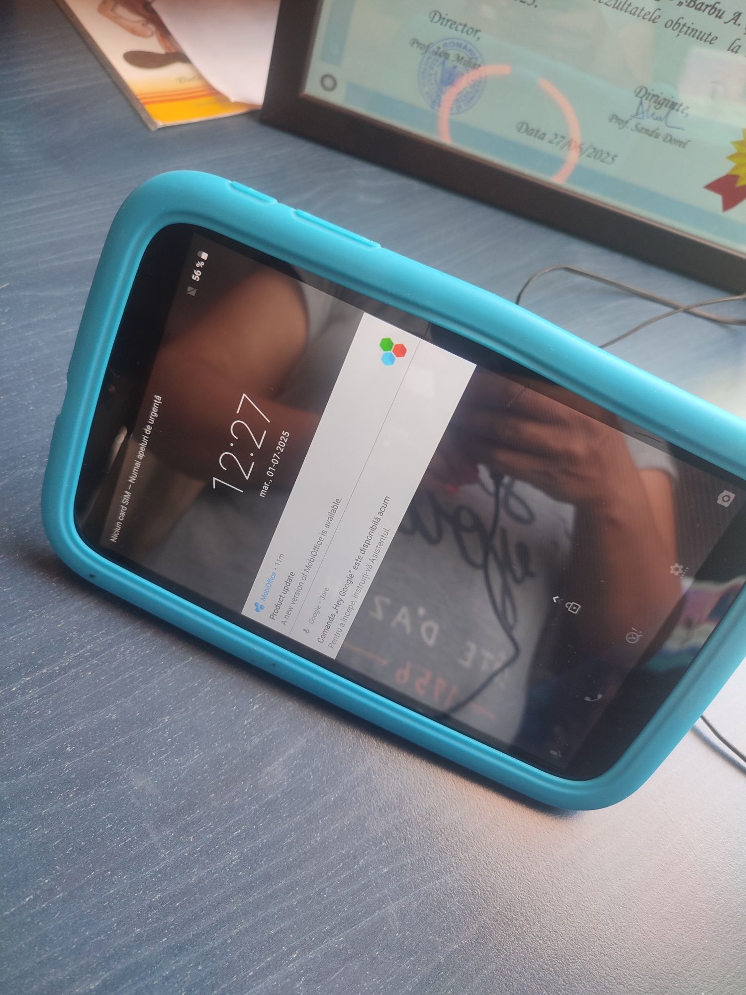 Tableta Alcatel cu husa