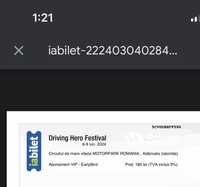 Bilet Acces Driving Hero Festival