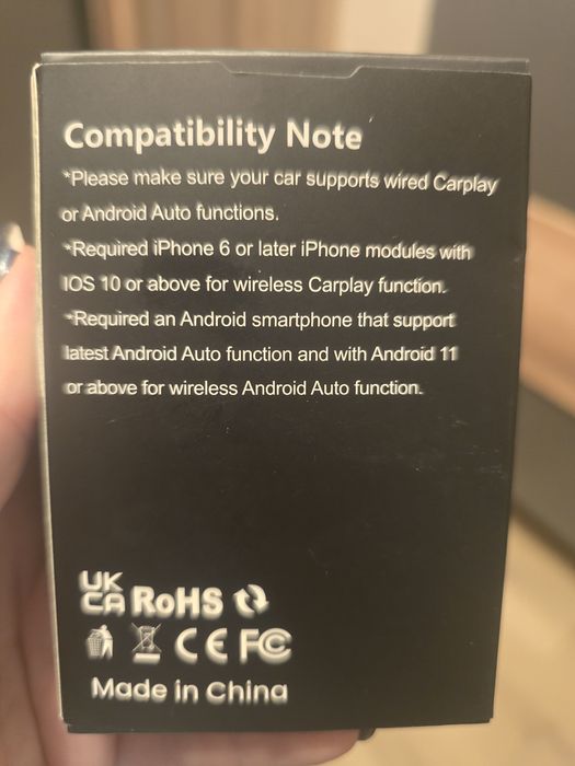 2-in-1 Wireless CarPlay & Android Auto Adapter