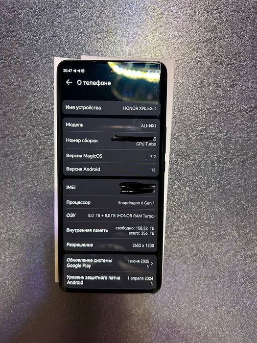 Honor x9b сотилади келишилган нархда