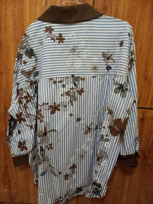 Дамска риза синя