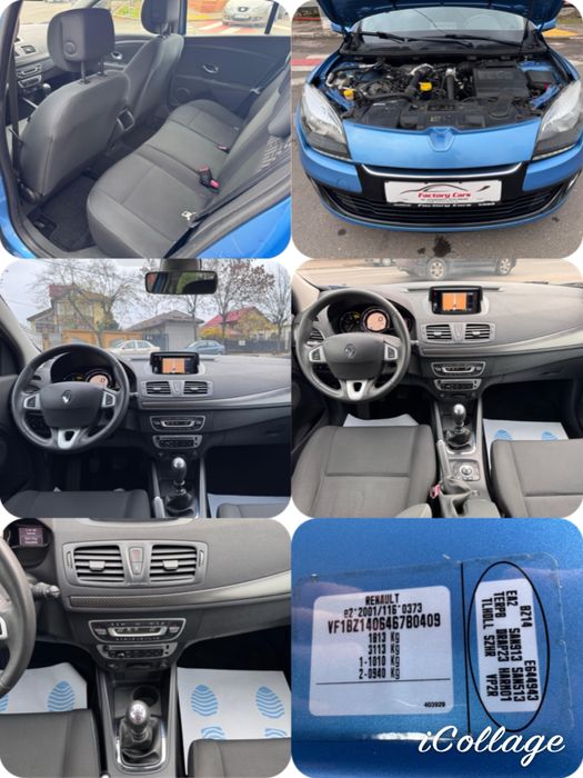 Renault Megane 3 An 2012 Navi Mare Led 1.5 dci E 5 Pilot Jante Pdc