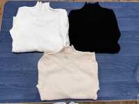 Helanca / maleta / pulover, negru, alb, marimea S, NOI