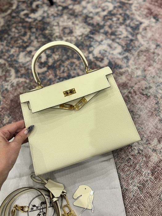 Чанта естествена кожа Hermes Ермес