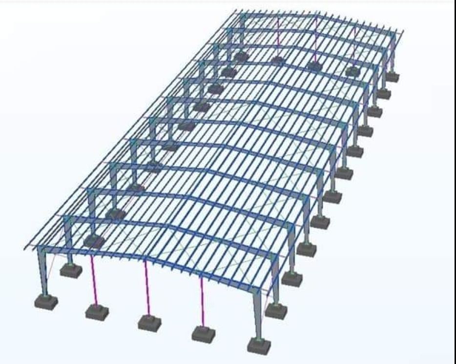 Vand hale de producție metalică 12x40x4,5 12400e