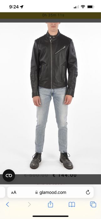 Diesel 100% кожено яке